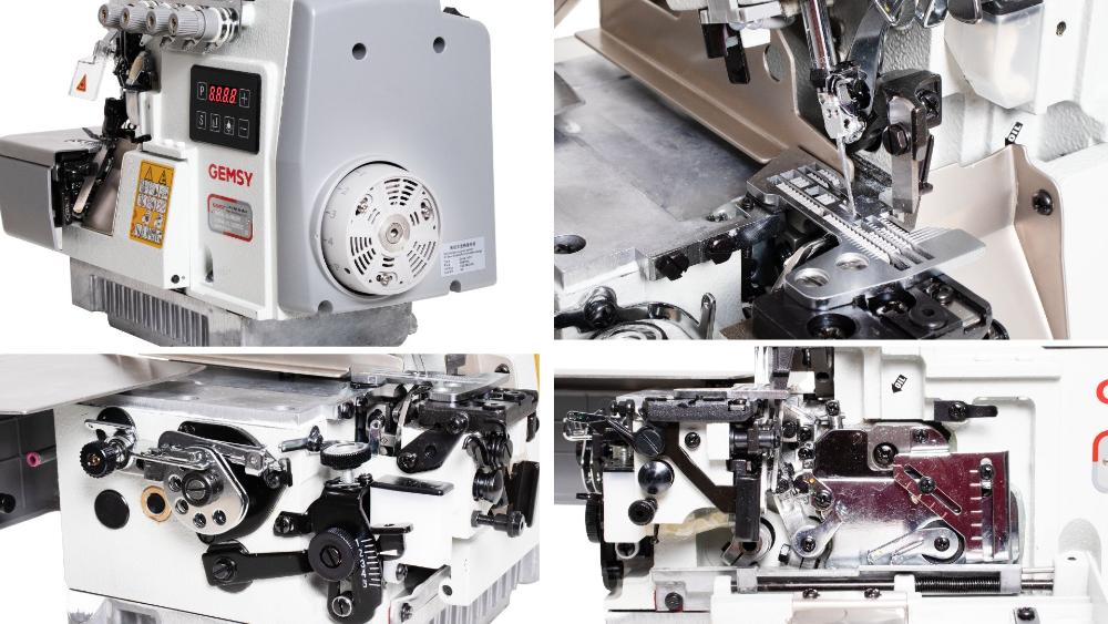 Máquina Costura Industrial Interlock Média Direct Drive N2-516m