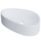Cuba De Apoio Gota Para Banheiro Lavabo C01 Bg43w Branca Matte Fosca - Lyam