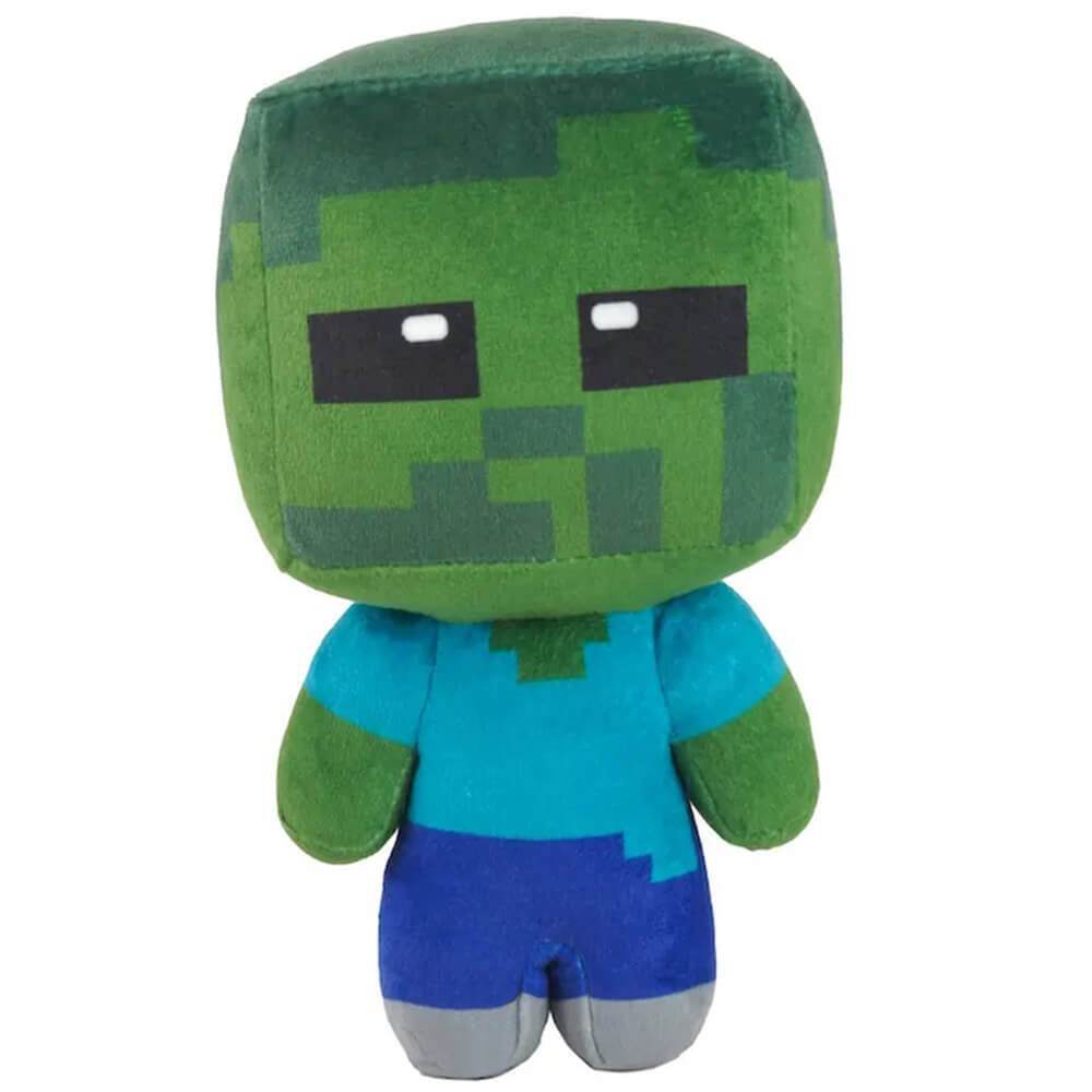 Pelucia Minecraft Zombie 18cm Estrela