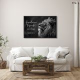 Quadro Decorativo Salmo 121 Aquele Que Te Guarda, Não Dorme Com 1 Tela De Parede Para Sala Quarto Es Com Vidro Preto