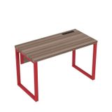 Plataforma Unica 1215cm X 600cm Pupb1215/60pe40tub Walnut/vermelho