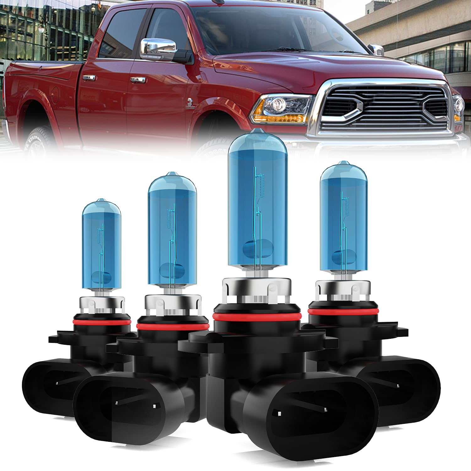 Lâmpadas Halógenas Para Faróis Dodge Ram Compatíveis Com Leccibub 2016-2020