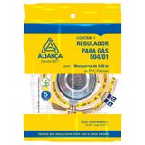 Regulador Para Gás Aliança 504/01 Médio Com Mangueira 80cm