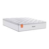 Colchão De Casal Inducol Montreal Com Europillow E Revestimento Em Tecido Malha 28x158x198cm