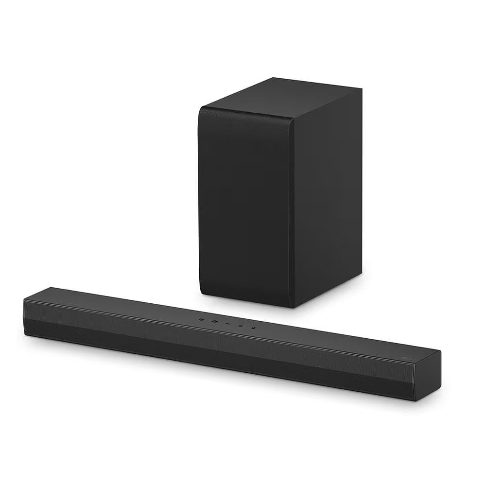 Soundbar Lg S40t Com 2.1 Canais, Dolby Digital, Sem Fios, Bluetooth 5.3, Entrada Óptica, Hdmi E Ai Sound Pro - 300w Rms