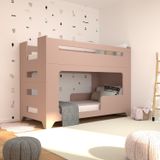 Beliche Infantil Em Mdf 140cmx195cm Lumi Rosa