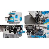 Máquina Costura Industrial Interlock Média Direct Drive Lu757ds-tk-su Azul 220v - Lumak