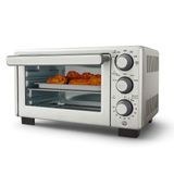 Forno De Bancada Com Fritadeira De Ar Comprimido Oster Compact Em Aço Inoxidável