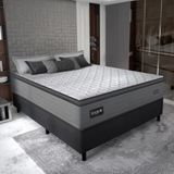 Cama Box Casal 138cm Molas Ensacadas Texas 2en Gazin