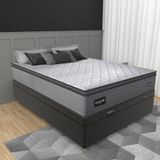 Cama Box Bau Casal 138cm Molas Ensacadas Texas Gazin