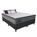 Cama Box King 193cm Molas Ensacadas Texas 2cen Gazin