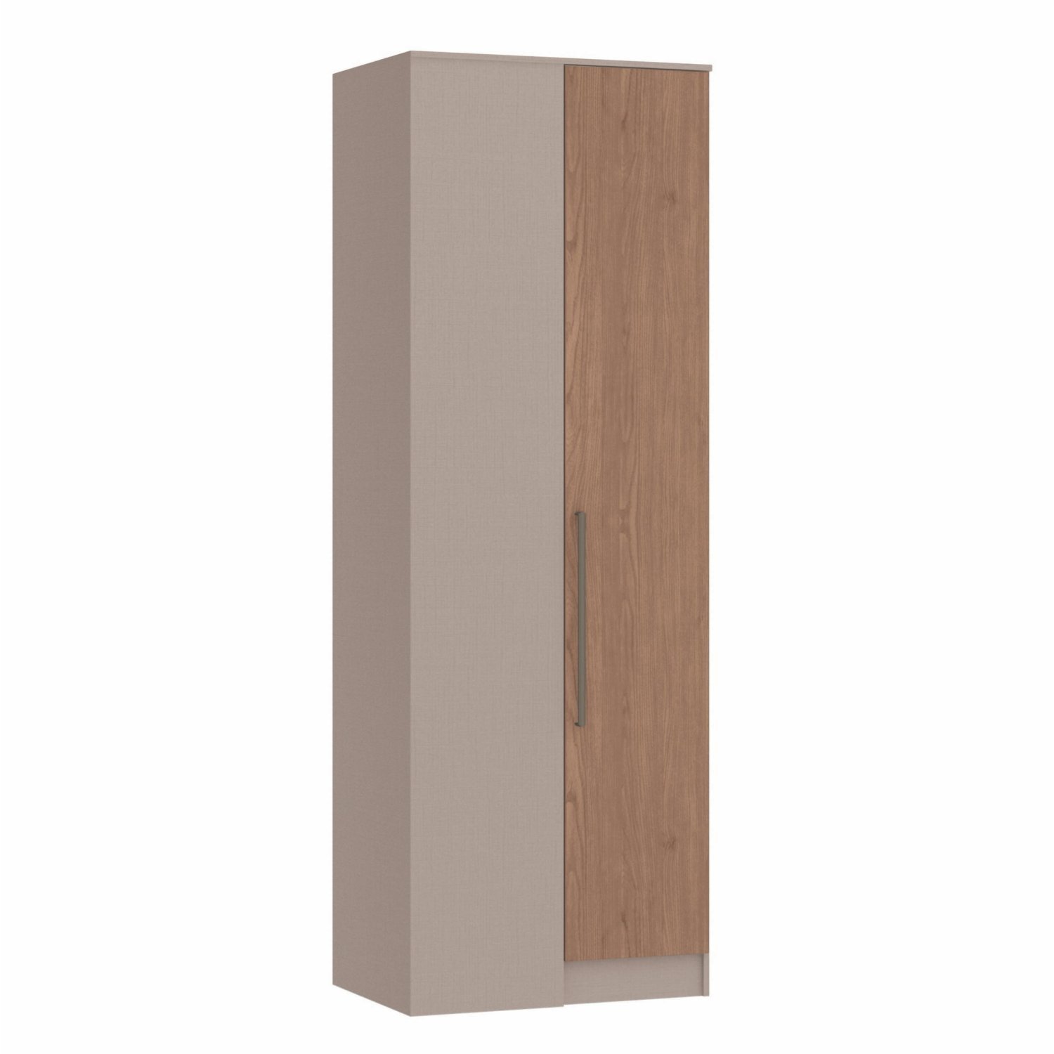 Guarda Roupa Modulado Canto Reto 1 Porta Requinte+ 100% Mdf Duna Line/macadâmia