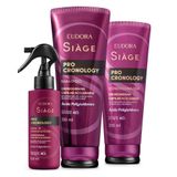 Kit Eudora Siàge Pro Cronology Shampoo + Cond. + Leave In