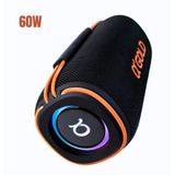 Caixa De Som Bluetooth Rgb Estéreo Portátil Agold-pro 60w Preto
