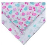 Kit 20 Pano De Boca Fraldinha Estampada 35x35 Comum Feminino