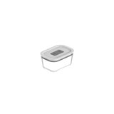 Pote Vidro Hermético Fresh Lock Preto 370ml