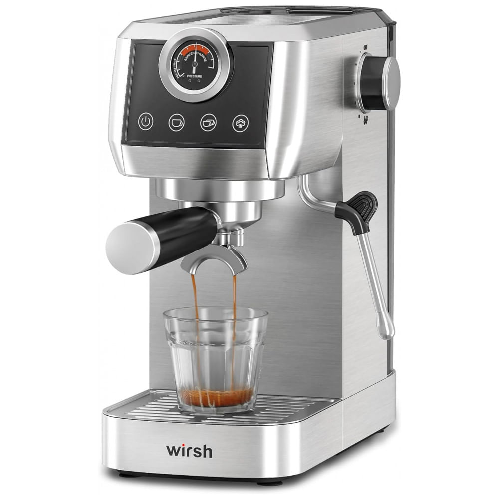 Máquina De Café Expresso 20 Bar Com Vaporizador E Manômetro, 110v 1450w ...