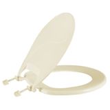 Assento Sanitário Oval Astra Popular Polipropileno Bege Claro