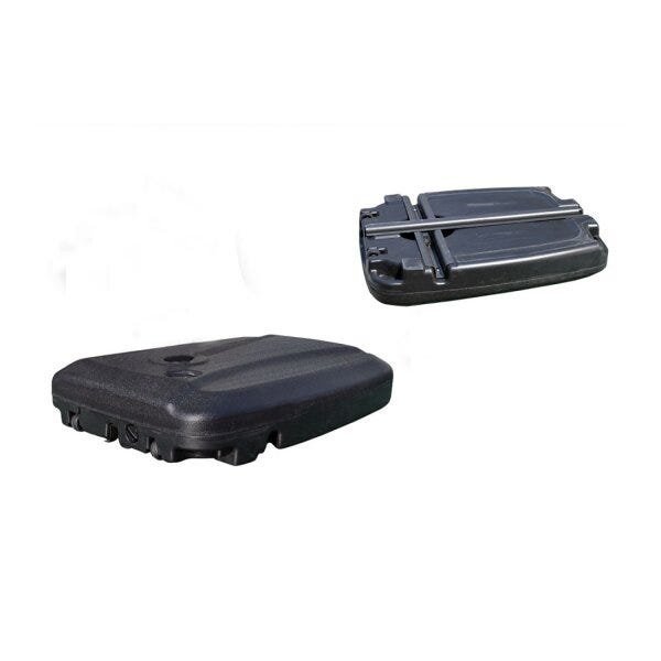 Base De Ombrelone Lateral Preto Rivatti