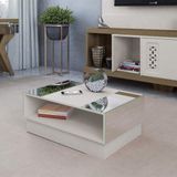 Mesa Centro com Espelho Detroit Artely Off White