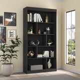 Estante Para Livros 4 Prateleiras 181cmx93cm Home Office Espresso Móveis Onix Tx/onix Tx