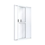 Porta Balcão De Correr Lateral Em Aluminio 213x120x12cm Esquerda
