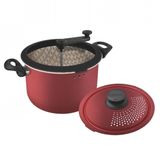 Panela 3 em 1 Alumínio Antiaderente Paris Tramontina 6L Vermelho
