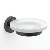 Saboneteira New City 13cm X 11cm X 4,5cm Preto Matte