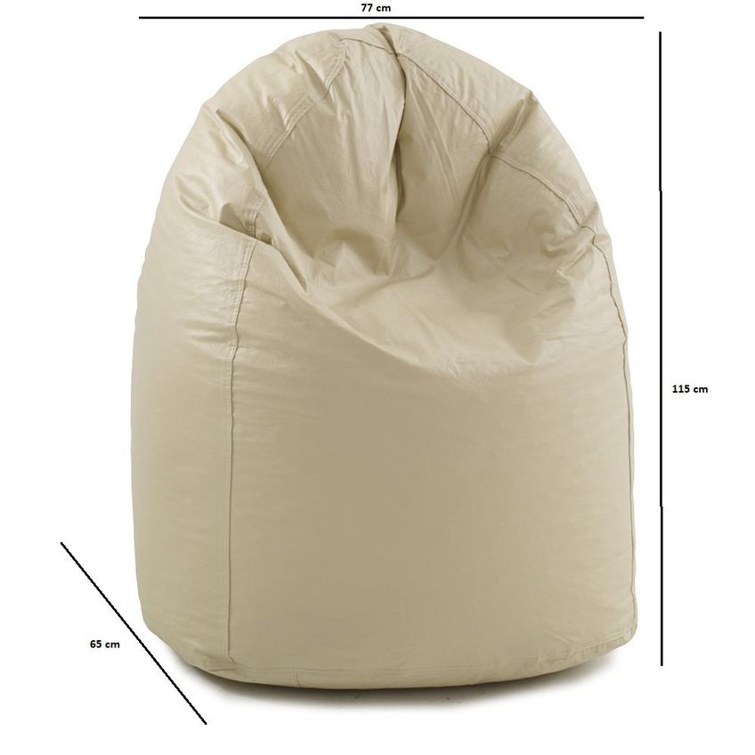 Puff Fofão 115cmx77cmx65cm Corino Yescasa Vermelho - imagem 4