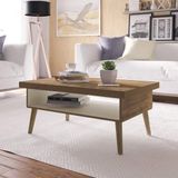 Mesa de Centro Lucca Artely Pinho/off White