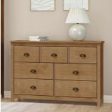 Comoda 7 Gavetas Topazio 125x85x41cm Freijó