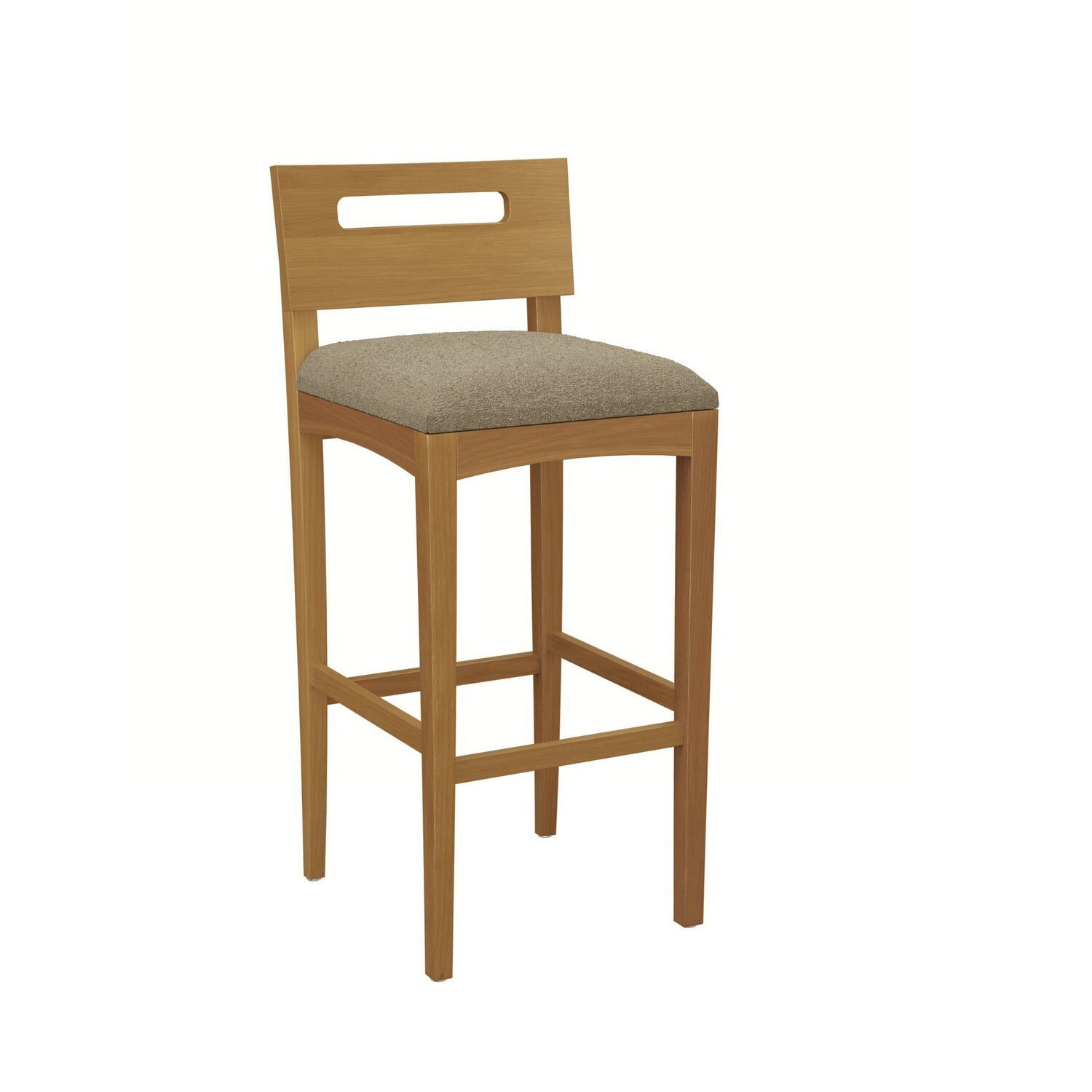 Banqueta Montada Mia Madeira Maciça Fendi