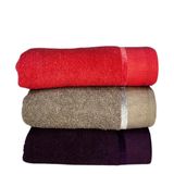 Kit 3 Toalhas Banho Premium Grande E Grossa Eleganz Banhão