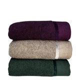 Kit 3 Toalhas Banho Premium Grande E Grossa Eleganz Banhão