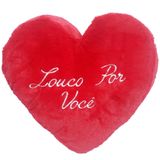 Pelucia Almofada Coracao P 35x34cm Lovely