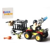 Brinquedo Lego Jurassic Park: Baby Dino Transport Com Vic Hoskins