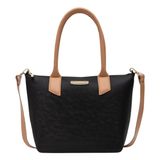 Melhor Bolsa Petite Jolie Casual Preto Com Avelã Pj11274