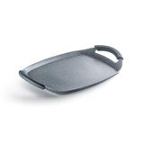 Grill Chapa Hercules Antiaderente Ceramica Indução Com Alça
