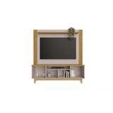 Estante Home Para Tvs De Ate 65 Polegadas Balsamo Candian - Jcm Movelaria Nature-off White