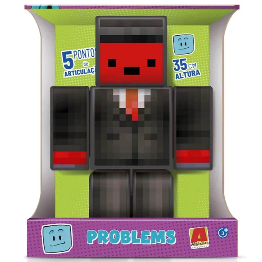 Boneco Gamer Skin Problems Kadu 35cm Algazarra