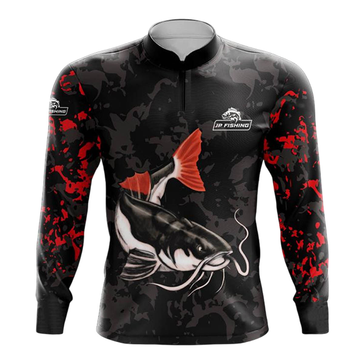 Camiseta Pesca Esportiva Jp Fishing Pirarara Proteção Solar Uv Trilha Passeio