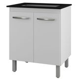 Balcão Para Cooktop 4 Bocas Jade Mobbs Branco