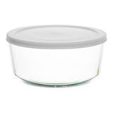 Pote De Vidro Borossilicato Refratário Com Tampa Cinza 472ml - Casambiente Jgti069-avulso