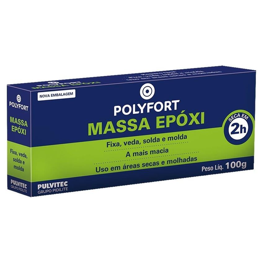 Cola Pulvitec Massa Epóxi 100g - Embalagem Com 12 Unidades - imagem 3