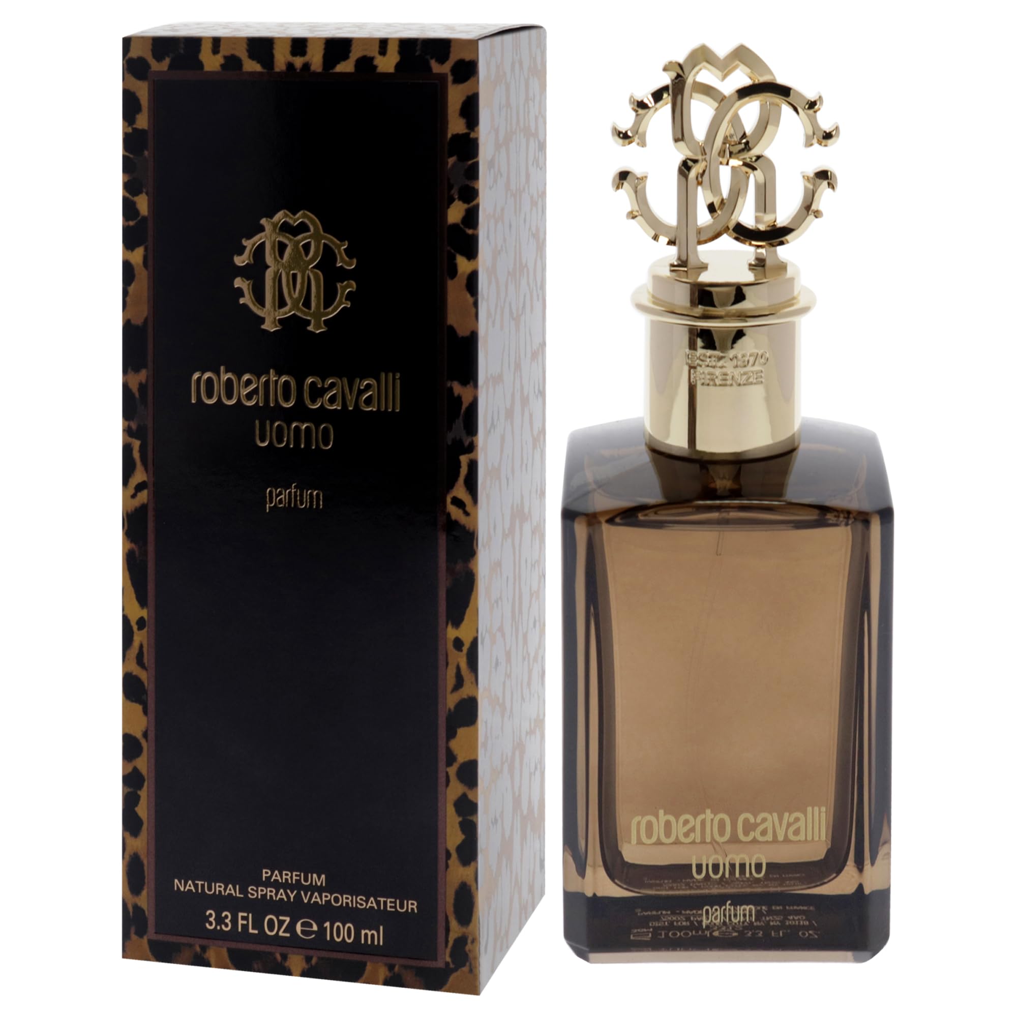 Perfume Roberto Cavalli Uomo Para Homens 100ml Em Spray De Perfume