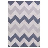 Tapete Para Sala Nilo 05 Azul E Bege 2,50x3,00m - Edantex