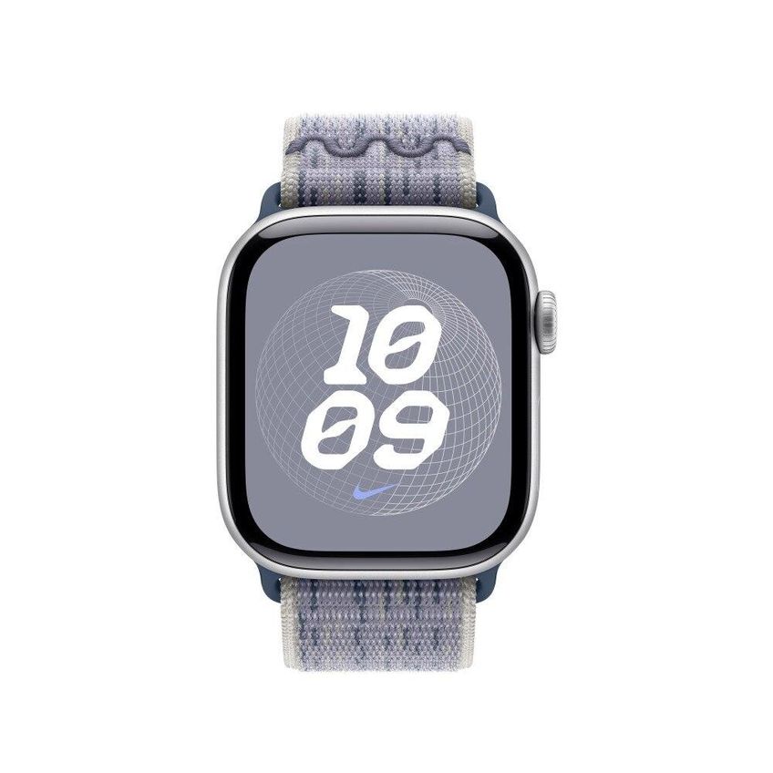 Pulseira Apple Watch 42 Mm, Loop Esportiva Nike, Apple, Cinza/azul - imagem 3