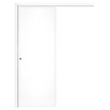 Kit Porta De Correr Interna Pinhal 20 A 25 Cm, Branco Uv Acabado, 213 X 95 Cm