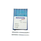 Agulha Cabo Grosso Dpx5 Para Maquina De Costura Reta Industrial Numero 18