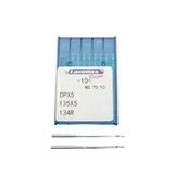 Agulha Cabo Grosso Dpx5 Para Maquina De Costura Reta Industrial Numero 10